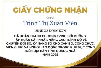 Trường TH Bình Thanh tham gia khóa bồi dưỡng, tập huấn cập nhật, nâng cao trình độ về chuyển đổi số, kỹ năng số