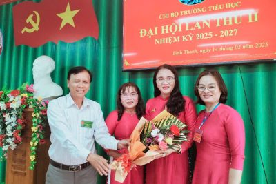 ĐẠI HỘI CHI BỘ TRƯỜNG TIỂU HỌC XÃ BÌNH THANH  NHIỆM KỲ 2025-2027