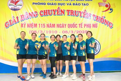 GD XÃ BÌNH THANH THAM GIA GIẢI BÓNG CHUYỀN NỮ TRUYỀN THỐNG NĂM HỌC 2024-2025